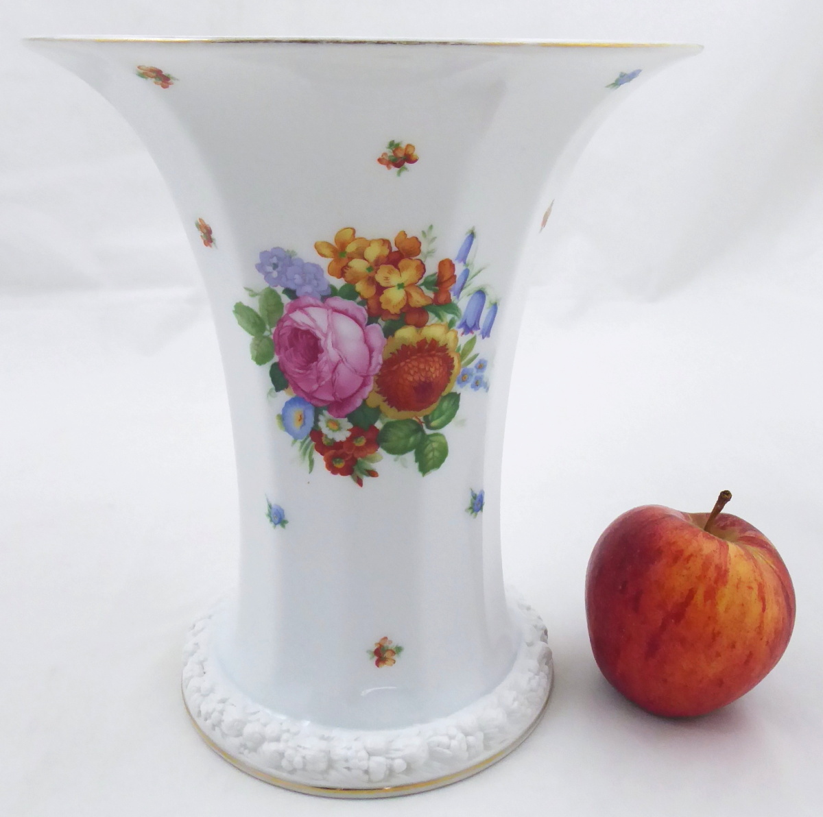 Velká porcelánová váza s květinami – Rosenthal