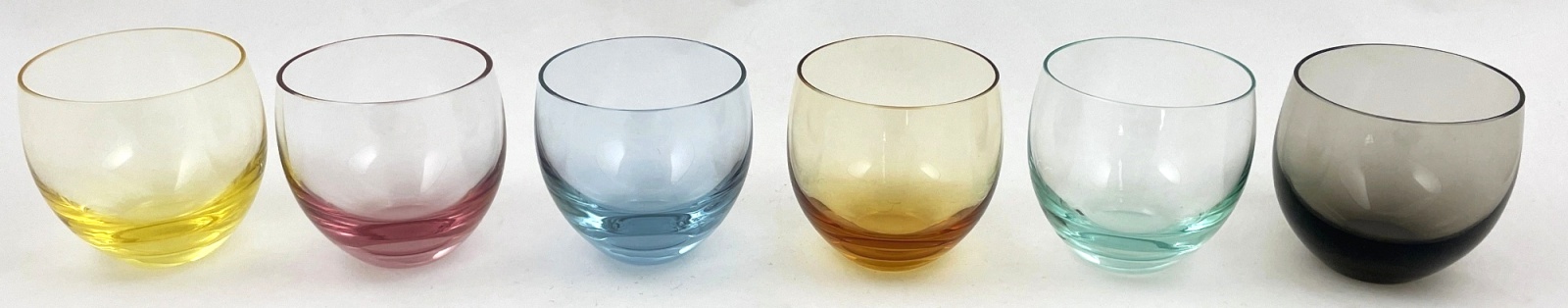 Šest barevných skleniček – Moser, Culbuto