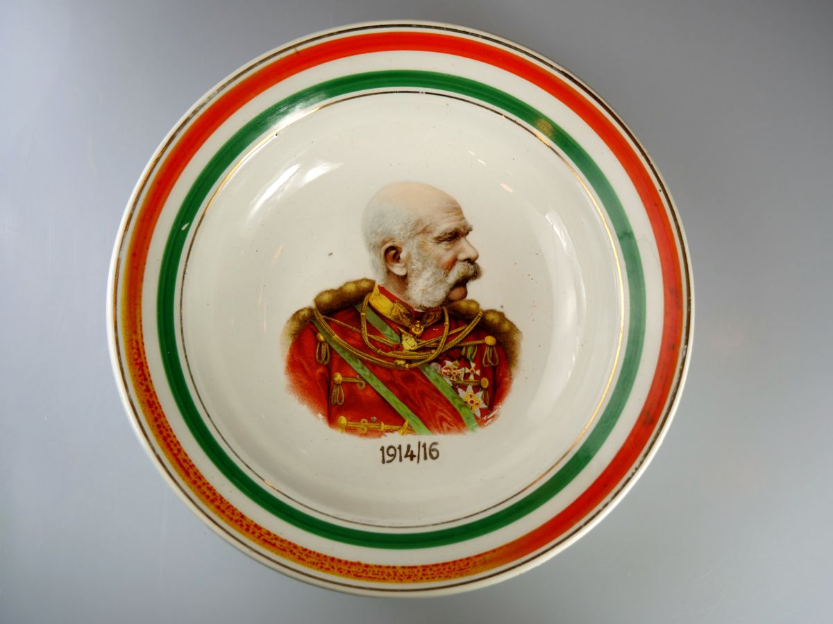 Kameninový talíř – František Josef I.